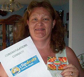 Clipdeals Contest Winner - Connie Naylor