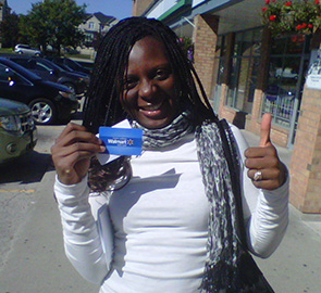 Clipdeals contest winner - Tina Opare