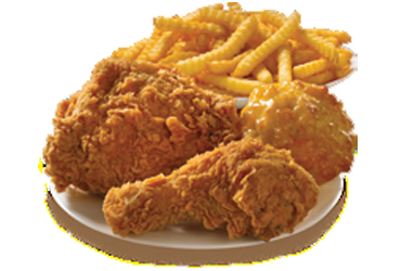  - 2PC Chicken Meal for $9.29