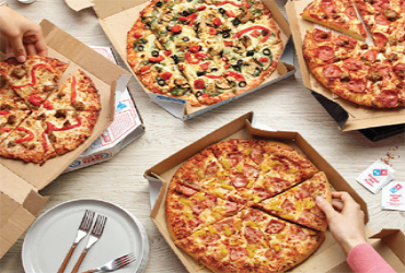  - 50% Off. Pizzas