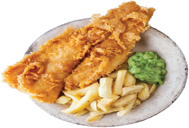 - 1 Piece Haddock & Chips $18.95