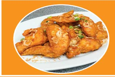  - Dry Garlic Chicken Wings for $16.50