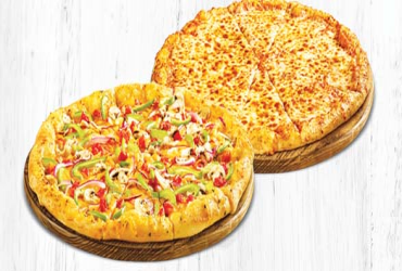  - 1 Large Pizza with 4 Toppings $15